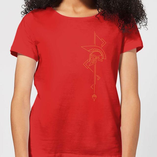 Magic: The Gathering Theros: Beyond Death Asymmetrical Helmet Women's T-Shirt - Red - L - Red on Productcaster.