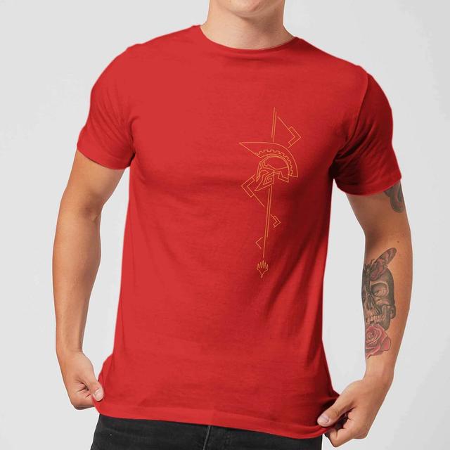 Magic: The Gathering Theros: Beyond Death Asymmetrical Helmet Men's T-Shirt - Red - M on Productcaster.