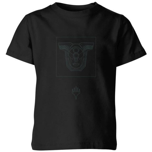 Magic: The Gathering Theros: Beyond Death Mask Kids' T-Shirt - Black - 7-8 Jahre on Productcaster.