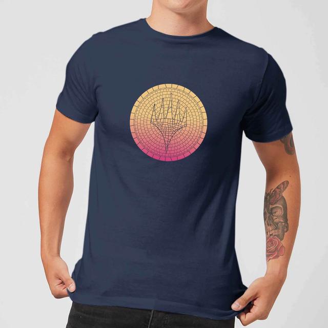 Magic: The Gathering Theros: Beyond Death Planeswalker Symbol Gradient Men's T-Shirt - Navy - M on Productcaster.