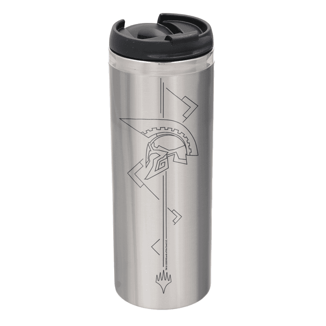 Magic: The Gathering Theros: Beyond Death Helmet Steel Stainless Steel Thermo Travel Mug - Metallic Finish on Productcaster.