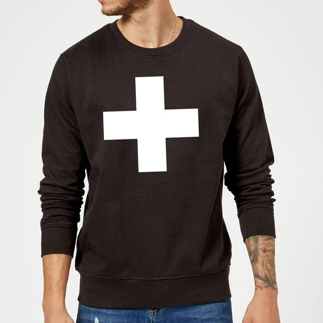 The Motivated Type Swiss Cross Sweatshirt - Black - M - Schwarz on Productcaster.