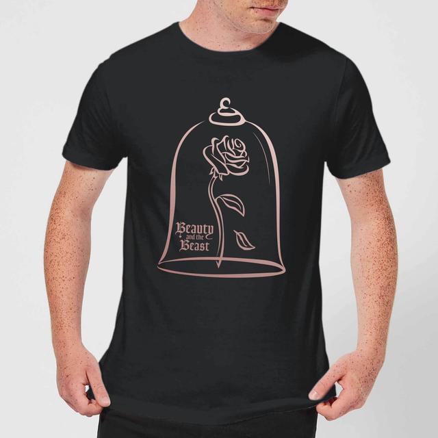 Camiseta para hombre Beauty and The Beast Rose Gold de Disney - Negro - XL on Productcaster.