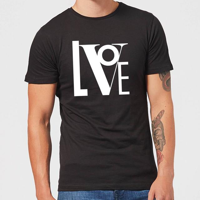 Love Men's T-Shirt - Black - M - Schwarz on Productcaster.