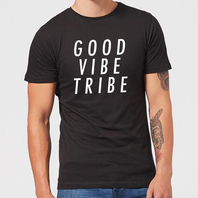 Good Vibe Tribe Men's T-Shirt - Black - S - Schwarz on Productcaster.