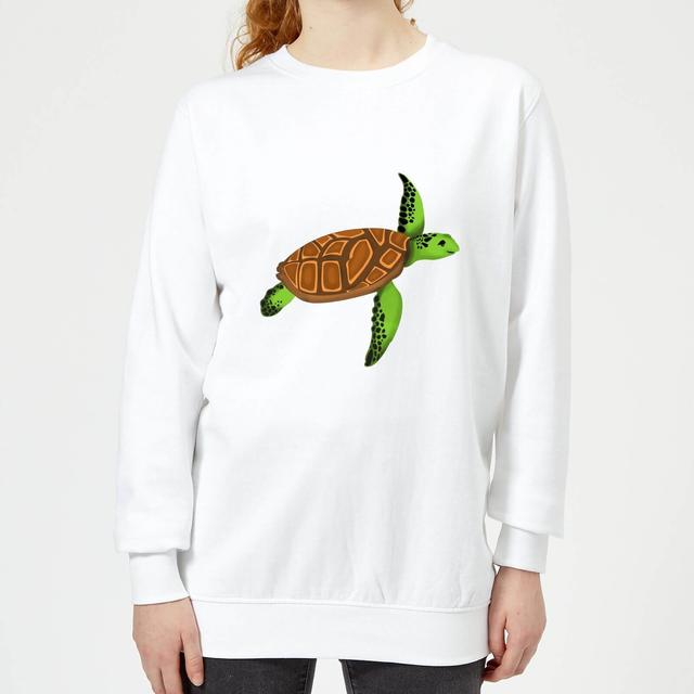 Turtle Women's Sweatshirt - White - M - White on Productcaster.