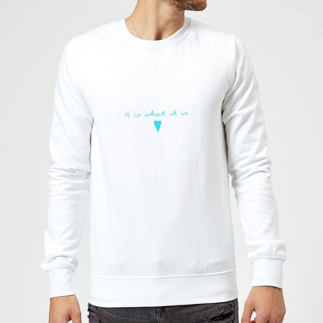 It Is What It Is Sweatshirt - White - XXL - White on Productcaster.