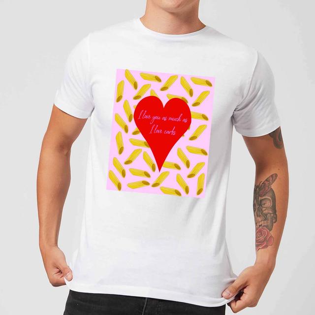 I Love You But Not As Much As ... Men's T-Shirt - White - XL - Weiß on Productcaster.