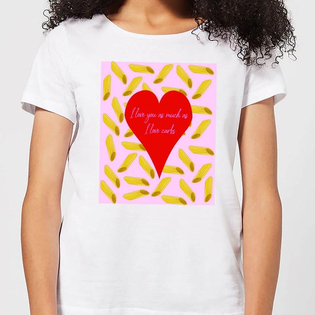 I Love You But Not As Much As ... Women's T-Shirt - White - XXL - White on Productcaster.