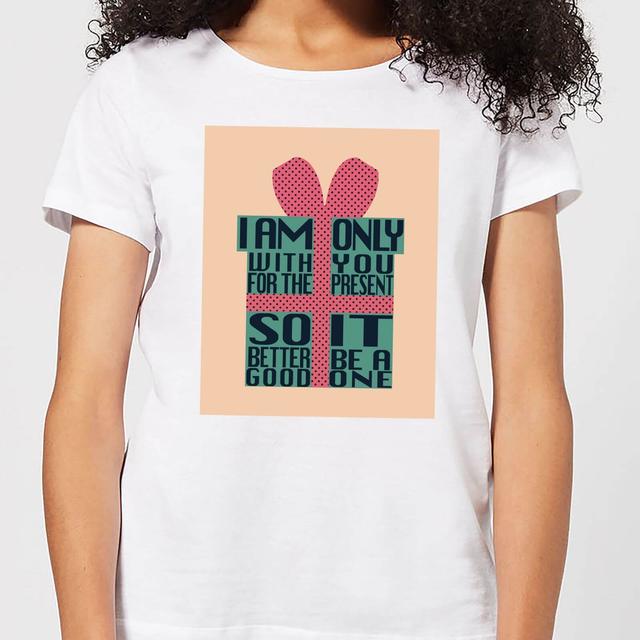 Only With You For The Present Women's T-Shirt - White - XL - Weiß on Productcaster.