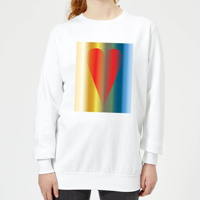 Art Heart Women's Sweatshirt - White - L - Weiß on Productcaster.