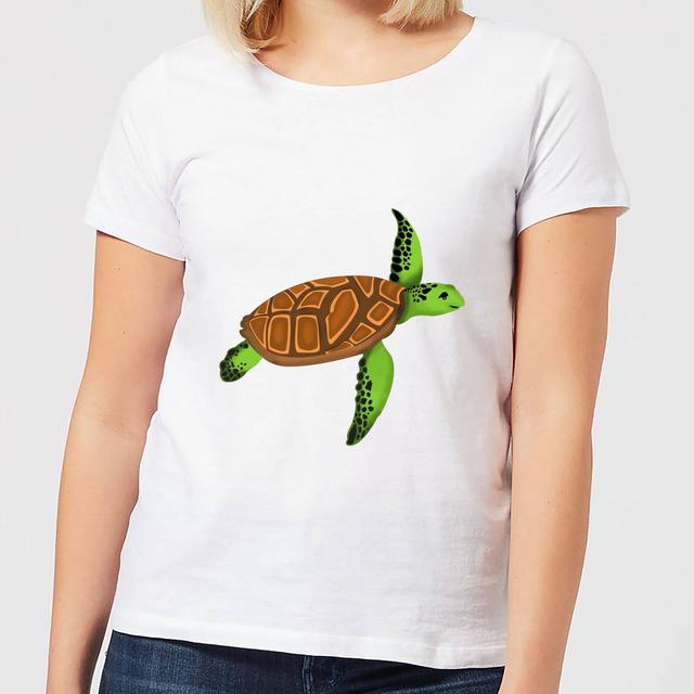 Turtle Women's T-Shirt - White - M - Weiß on Productcaster.