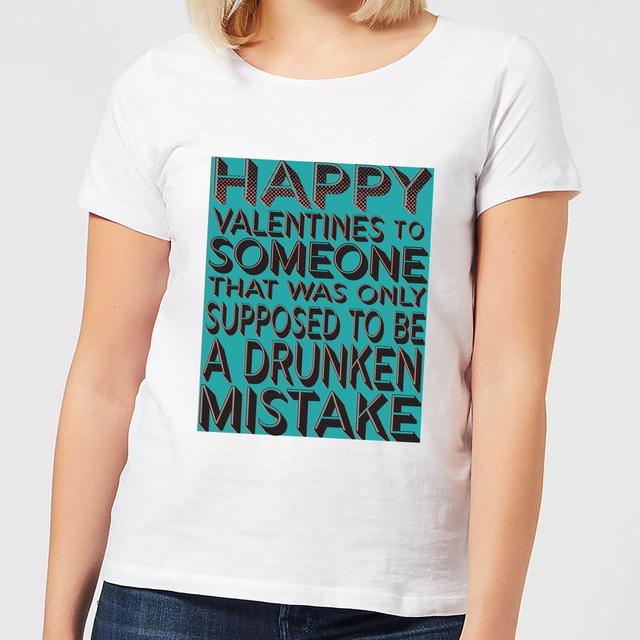 Drunken Mistake Women's T-Shirt - White - S - Weiß on Productcaster.