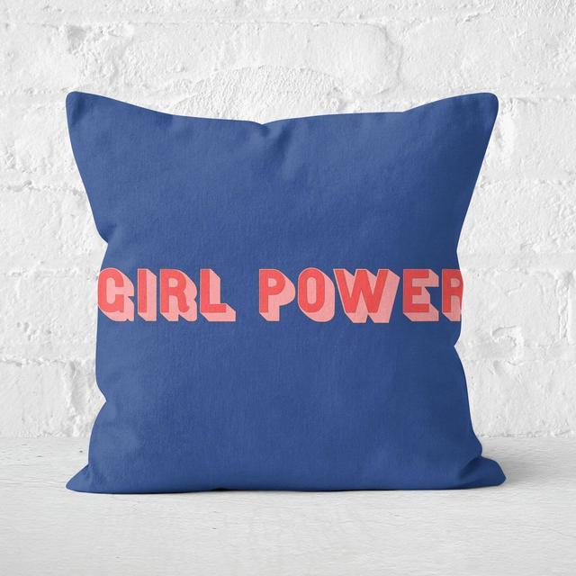 Girl Power Square Cushion - 40x40cm - Soft Touch on Productcaster.