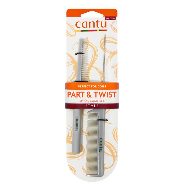 Cantu Spiral Style Part and Twist Comb 2Ct Pack on Productcaster.