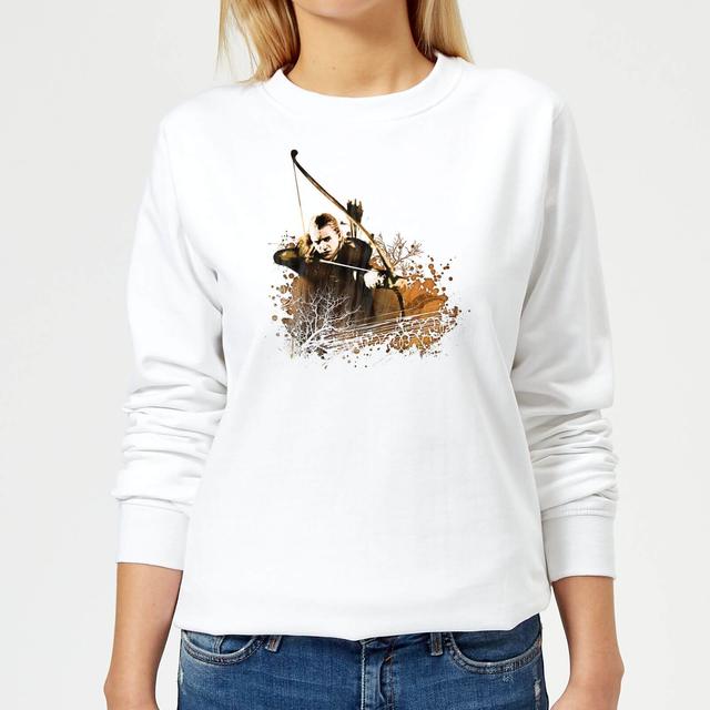 Sudadera para mujer Legolas de El Señor de los Anillos - Blanco - L on Productcaster.