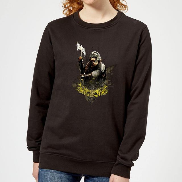 The Lord Of The Rings Gimli Women's Sweatshirt - Black - M - Svart on Productcaster.