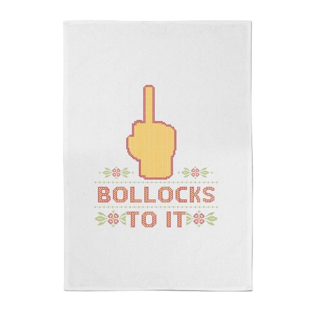 Bollocks To It Cotton Tea Towel on Productcaster.