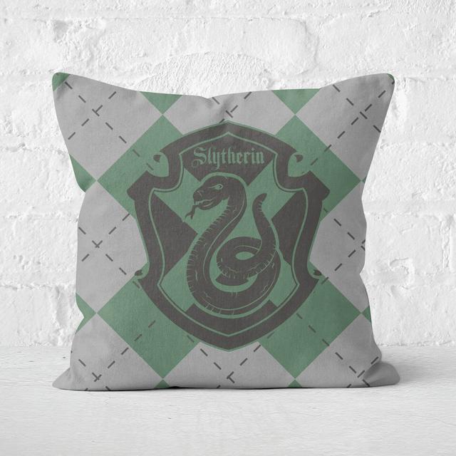 Harry Potter Slytherin Square Cushion - 50x50cm - Soft Touch on Productcaster.