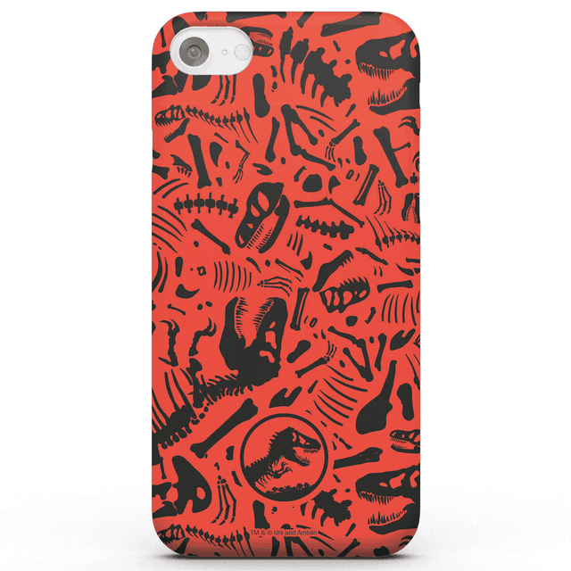 Funda Móvil Jurassic Park Red Pattern para iPhone y Android - Samsung S7 Edge - Carcasa rígida - Brillante on Productcaster.