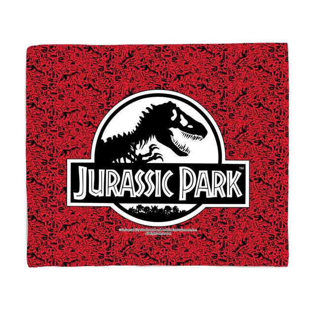 Jurassic Park Logo Fleece Blanket - M on Productcaster.