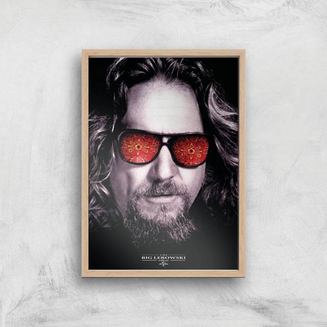 The Big Lebowski A2 Movie Poster Art Print - Wooden Frame on Productcaster.