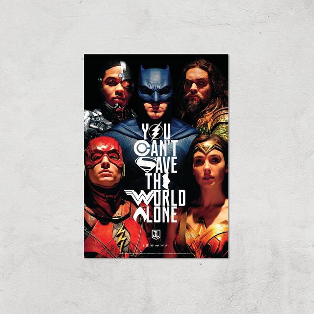 DC Justice League A3 Movie Poster Art Print - Print Only on Productcaster.