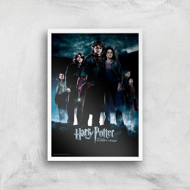 Harry Potter and the Goblet of Fire A2 Movie Poster Art Print - White Frame on Productcaster.