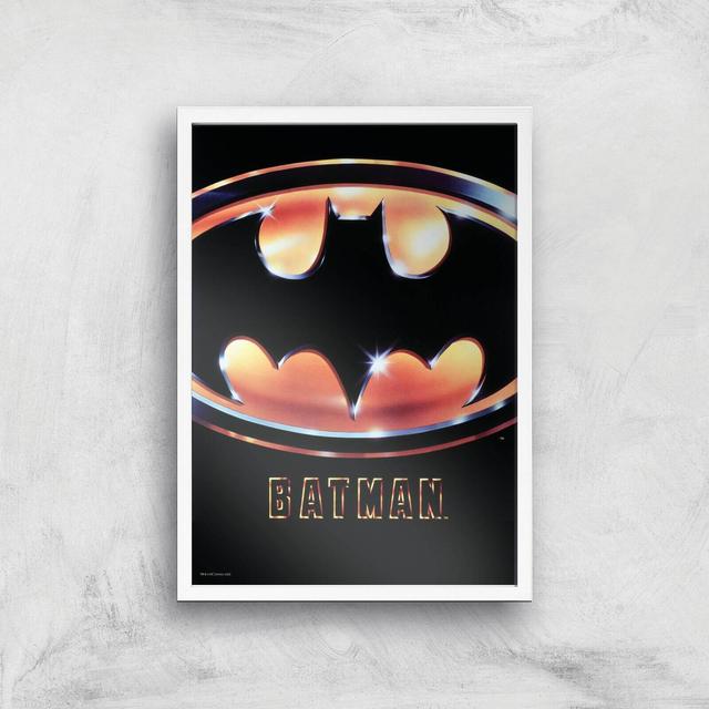 Batman 89 A3 Movie Poster Art Print - White Frame on Productcaster.