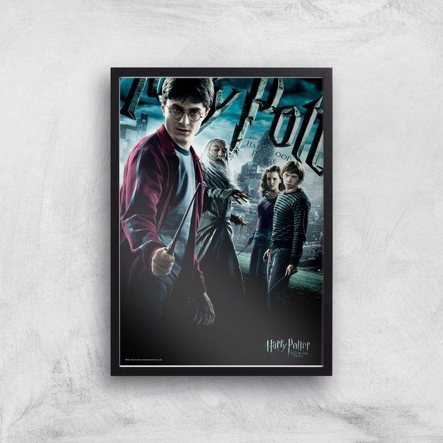 Harry Potter and the Half-Blood Prince A3 Movie Poster Art Print - Black Frame on Productcaster.