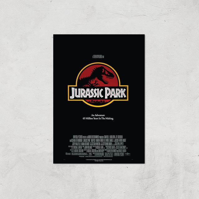 Jurassic Park A3 Movie Poster Art Print - Print Only on Productcaster.