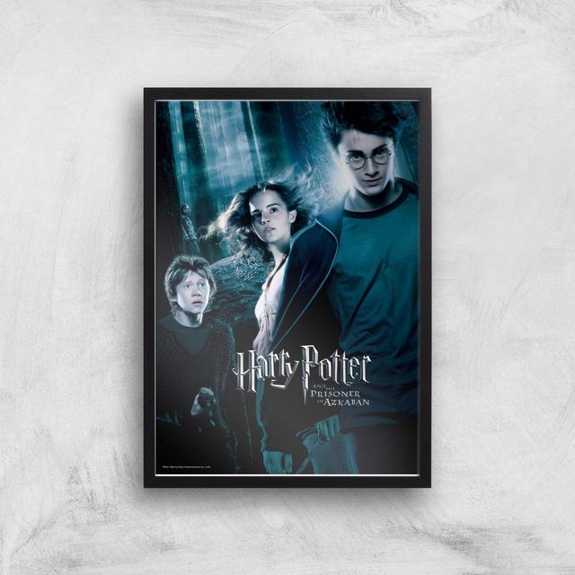 Harry Potter and the Prisoner of Azkaban A3 Movie Poster Art Print - Black Frame on Productcaster.