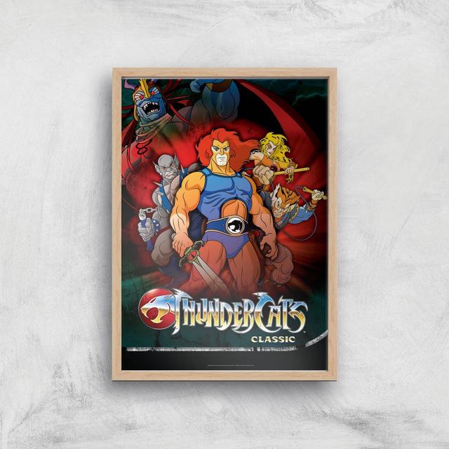 Thundercats A3 Movie Poster Art Print - Wooden Frame on Productcaster.