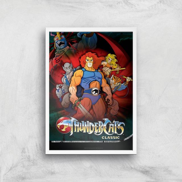 Thundercats A3 Movie Poster Art Print - White Frame on Productcaster.