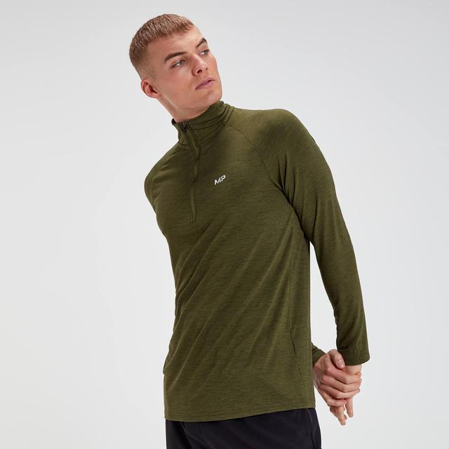 MP Men's Performance 1/4 Zip - vojska Green/Black - XS on Productcaster.