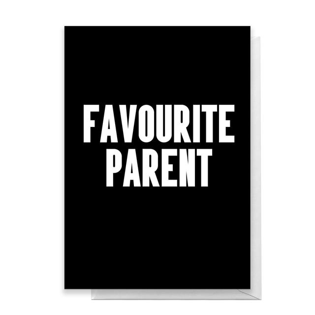 Favourite Parent Greetings Card - Large Card on Productcaster.