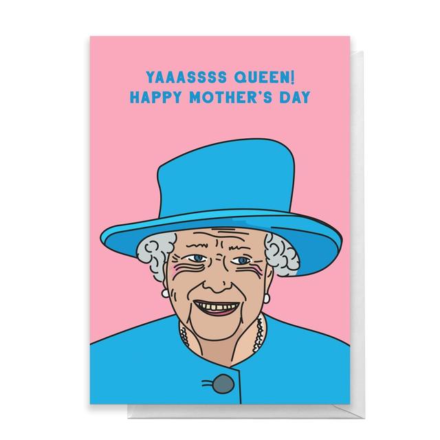 Yaaaassss Queen! Happy Mother's Day Greetings Card - Standard Card on Productcaster.