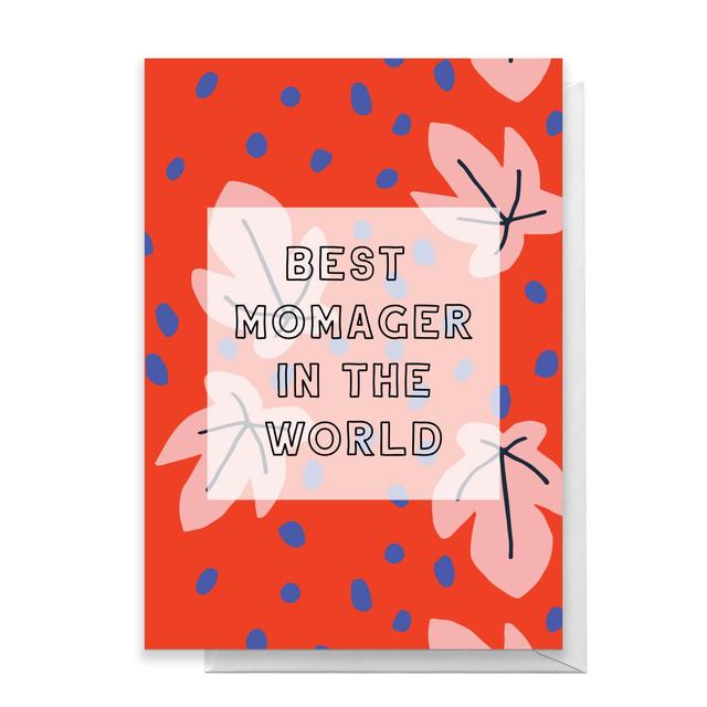 Best Momager In The World Greetings Card - Standard Card on Productcaster.