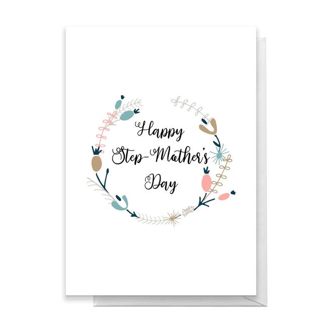 Happy Step-Mother's Day Greetings Card - Standard Card on Productcaster.