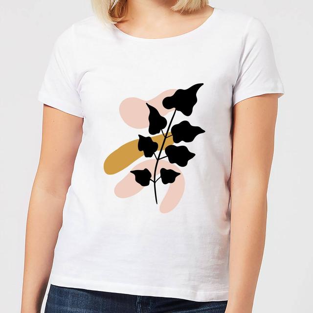 Abstract Branch Women's T-Shirt - White - XL - Weiß on Productcaster.