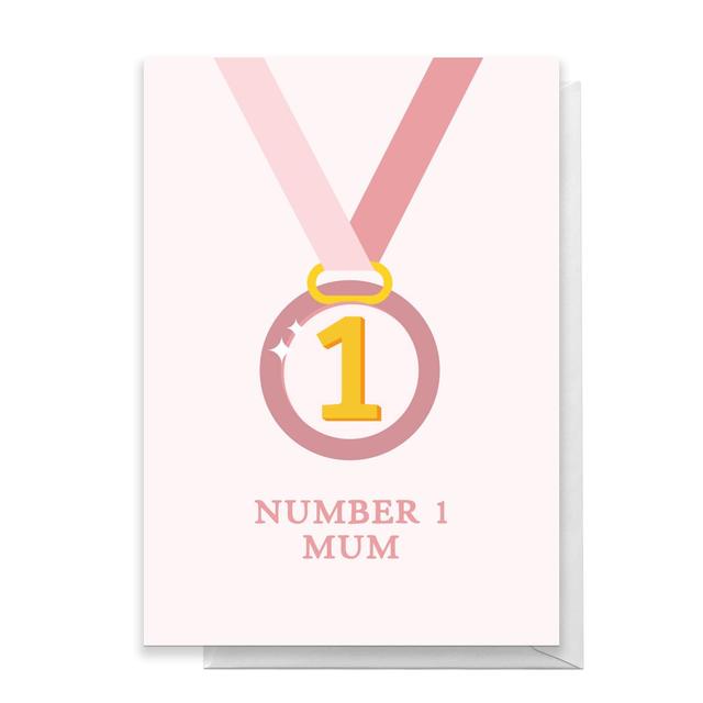 Number 1 Mum Greetings Card - Standard Card on Productcaster.