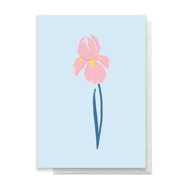 Single Flower Greetings Card - Standard Card on Productcaster.