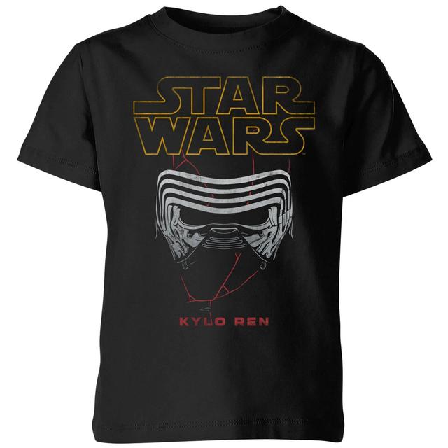 Camiseta para niño Kylo Helmet de Star Wars - Negro - 11-12 años - Negro on Productcaster.