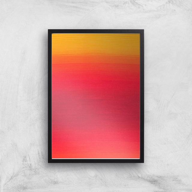 Red Skies At Night Giclee Art Print - A3 - Black Frame on Productcaster.