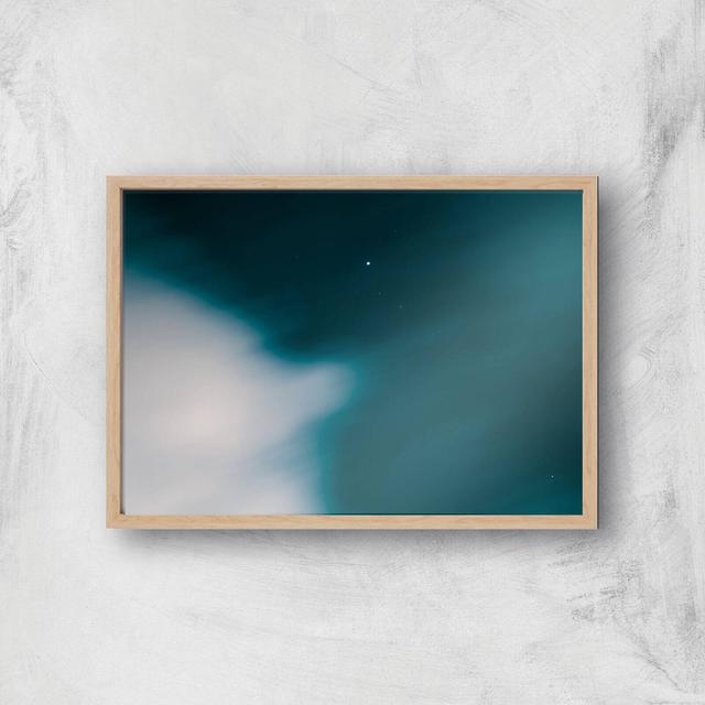 Blurry Skies Giclee Art Print - A2 - Wooden Frame on Productcaster.