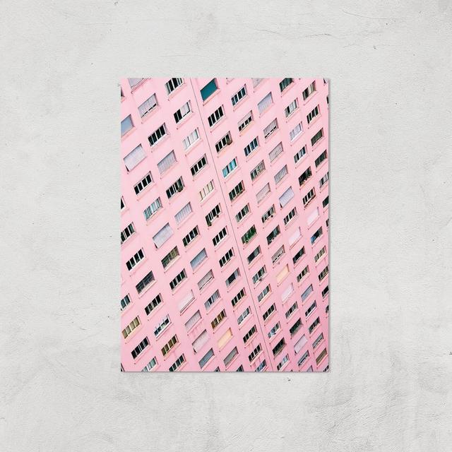 Pink Windows Giclee Art Print - A4 - Print Only on Productcaster.