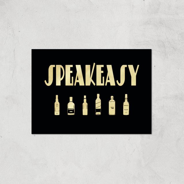 Speakeasy Giclee Art Print - A4 - Print Only on Productcaster.