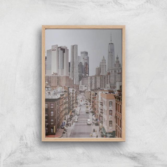 New York City Giclee Art Print - A2 - Wooden Frame on Productcaster.