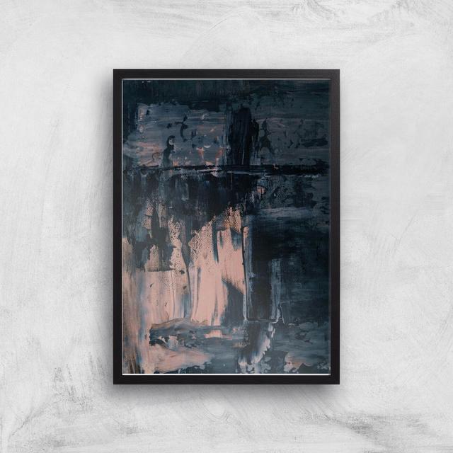 Burnt Out Giclee Art Print - A3 - Black Frame on Productcaster.