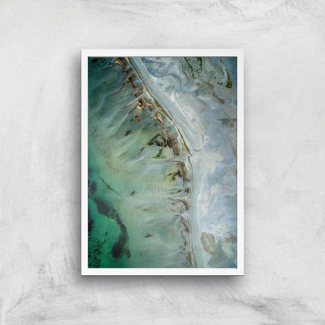 A Sea Of Glass Giclee Art Print - A2 - White Frame on Productcaster.